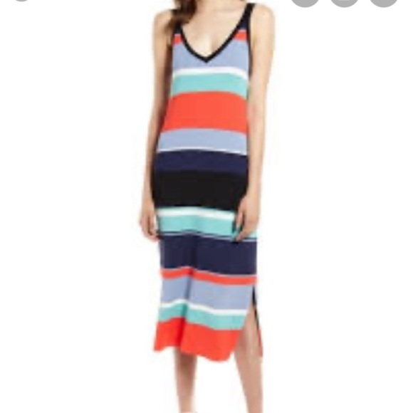 Halogen Tank Top Dress Ribbed Colors Size 1 - Picture 3 of 11